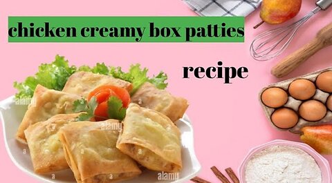 creamy chicken box patties Ramadan special recipe 2024 patties cooking with Shamma official