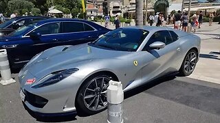 Stunning Flake Silver Ferrari 812 GTS Blue Carbon Details Tailor Made. So deep 🤩 [4k 60p]