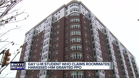 Gay U of M student who claims roommates harassed him granted PPO