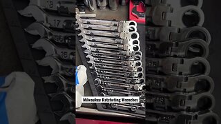 Milwaukee Ratcheting Wrenches #tools #diy #mechanic #cars #toolbox #automotive #milwaukeetools