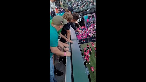 Fan Uses String And Cup To Grab Baseball -- ViralHog