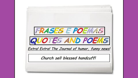 Funny news: Church sell blessed handcuff! [Quotes and Poems]