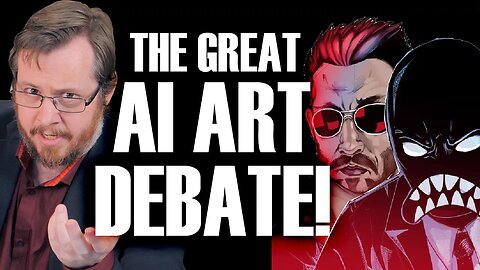 The Great Ai art DEBATE! With Shadiversity, Adam and Sitch, and Sam Fennah