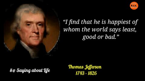Thomas Jefferson's Quote Being A Good Leader#greatest quotes