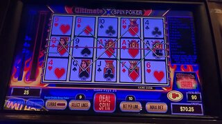 Ultimate X Spin Poker #VideoPoker