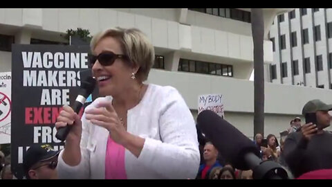 PEGGY HALL SPEAKS TO OVER A THOUSAND OUTSIDE OC BOARD OF SUPERVISORS