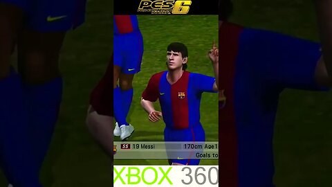 Lionel Messi Goal & Celebration - PES 6 Xbox 360 #shorts