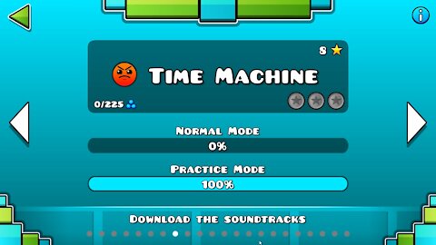 Geometry Dash Level 08 Time Machine Attempt 1