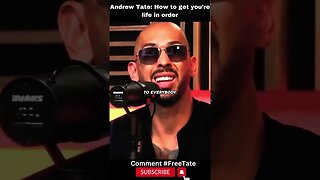 Andrew Tate: How to get your life in order#shorts #freetate #andrewtate #andrewtate