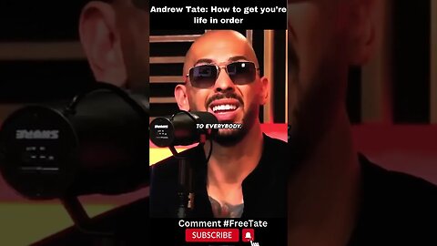 Andrew Tate: How to get your life in order#shorts #freetate #andrewtate #andrewtate