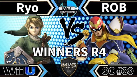 MVG|Ryo (Link & Little Mac) vs. ROB (Captain Falon) - SSB4 Winners R4 - Smash Conference 39