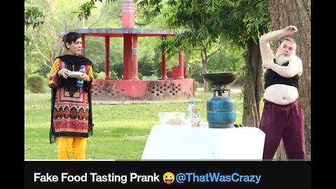 Fake food testing prank