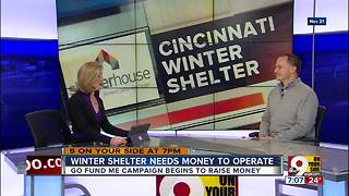 Winter shelter needs money to operate