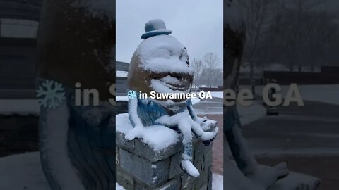 Snowing In Suwanee GA #short
