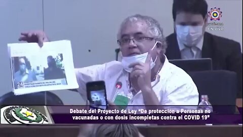 Dr. Victor Villa Díaz en audiencia pública sobre muertes por vacunas COVID19 - 19-08-2021