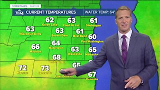 Cooler temperatures Wednesday with chances of showers