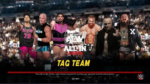 AEW All In 2023 House of Black vs Billy Gunn & The Acclaimed for the AEW World Trios Championship