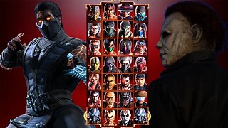 Mortal Kombat 9: Expert Ladder (Reverant Sub Zero Vs Michael Myers) 😱😱😱