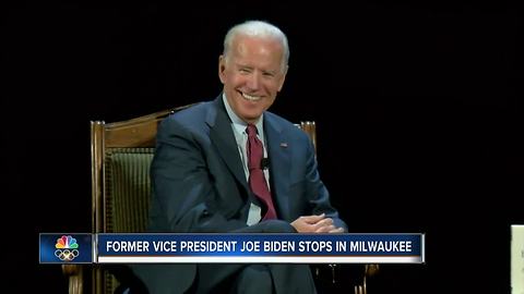 Former VP Joe Biden speaks in Milwaukee as part of book tour