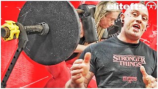 UNSTABLE BAR PATH SQUAT WORKOUT | ECCENTRIC METHOD WITH Tom & Naomi Sheppard 6/6
