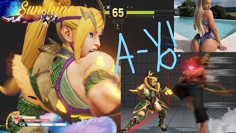 Akuma comeback/dodge R.Mika CA into backdash RAGING DEMON