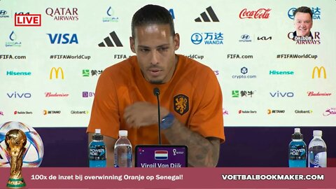 Virgil van Dijk blikt vooruit op Senegal - Nederland | Virgil van Dijk looking forward to Senegal