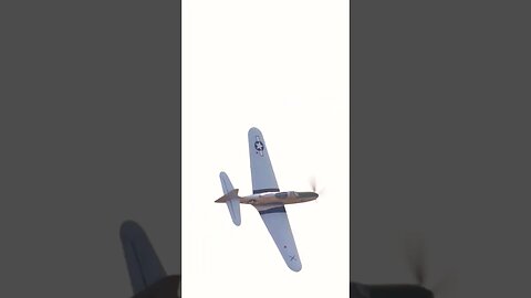 Is This Close Enough? P-39 Airacobra Low Pass.