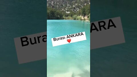 Ankara'da Muhteşem Bir Göl!