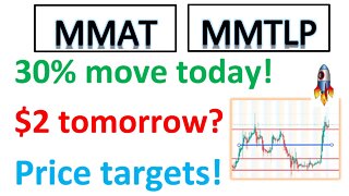 #MMAT🔥 #MMTLP 🔥 Can we $2 tomorrow? another big move today! what are the price targets?