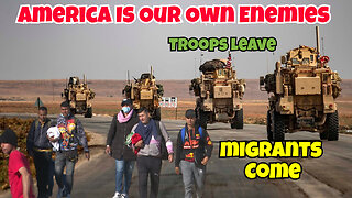 America Is Our Enemies To The American Citizens, Make Our Troops Leave So Migrants Can Invade Us