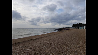 Audio and positioning test for filming a video o a beach.