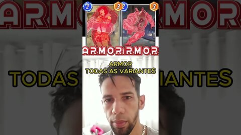 ARMOR TODAS AS VARIANTE marvel snap #marvelsnap