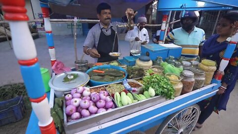 This Place is Famous For Masala Aloo Chaat Only Rs10/- | jhal Muri, Ghugni | Street Food India