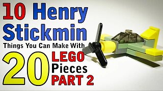 10 Henry Stickmin things you can make with 20 Lego pieces Part 2