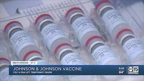 CDC & FDA greenlight Johnson & Johnson vaccine after temporary pause