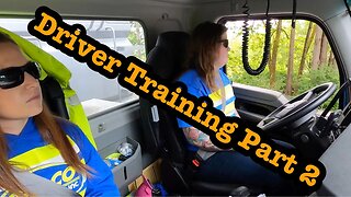 New Truck Driver Training in a T880 Kenworth Super Solo Dump Truck. Trucking and Construction