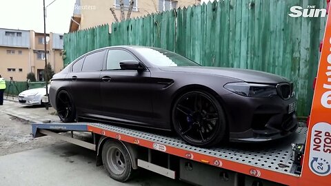 Andrew Tate's luxury cars seized by Romanian authorities !!