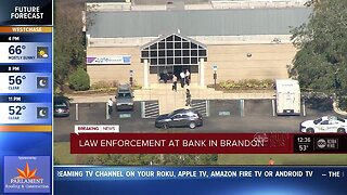 Hillsborough County Sheriff's Office responding to incident at Brandon bank