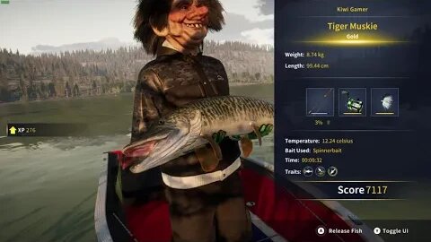 Call of the Wild The Angler Golden Ridge Reserve Tiger Muskie Gold , Silver