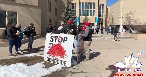 Angry Liberal Loses It! Tries To Steal Mic! Abortion Debate on University Campus!