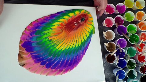 30 Paint Color Wheel Acrylic Pour - Acrylic Pour Through Sink Strainer