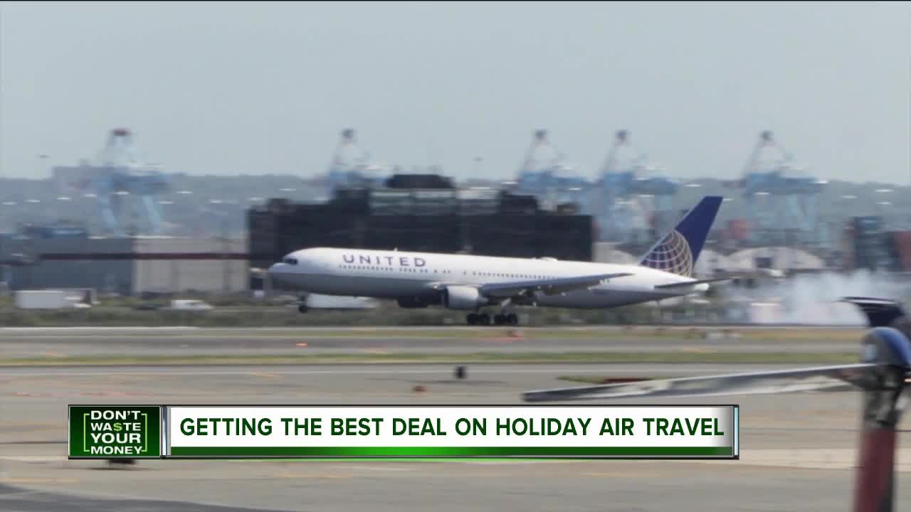 Getting the best deal on holiday air travel