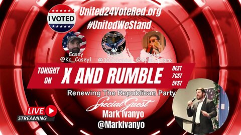 United24VoteRed X Spaces Welcomes Mark Ivanyo