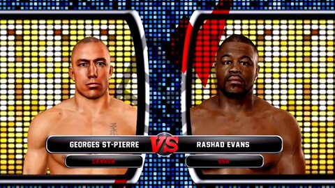 UFC Undisputed 3 Gameplay Rashad Evans vs Georges St-Pierre (Pride)