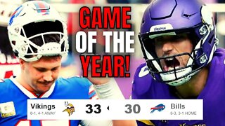 Vikings Come Back And BEAT Buffalo Bills And Josh Allen In GAME OF THE YEAR! | INSANE Finish!