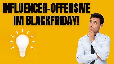 Influencer im Blackfriday und Q4 nutzen zur hardcore Skalieren deines Print on Demand Shops!