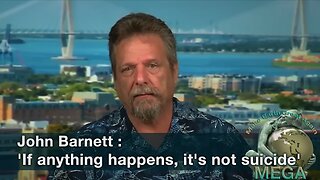 John Barnett : 'If anything happens, it's not suicide' -- Boeing Whistleblower Warned before Death: ‘It’s NOT Suicide’