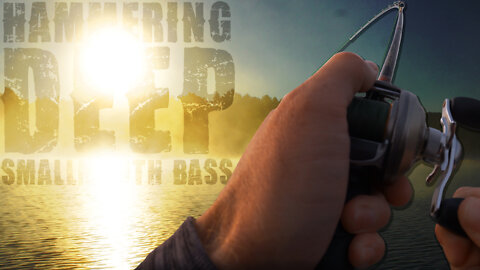 Fishing Smallmouth Bass Deep & HAMMERING 'em on a Kalin's Jig! (Awesome Wisconsin Fishing!)