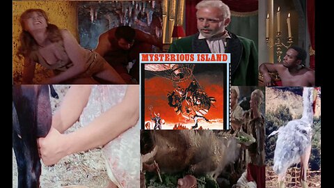 review, mysterious island, 1961, Jules Verne, action, fantasy,