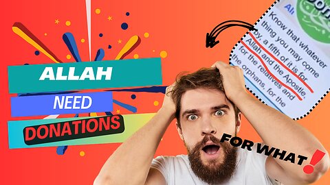 Why Allah need Donations?🤣 must watch it know Islam